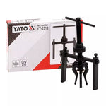 Extractor profesional de rodamientos interiores Yato, rango 12-38 mm, herramienta automotriz esencial para desmontar cojinetes de agujero ciego en vehículos y maquinaria.