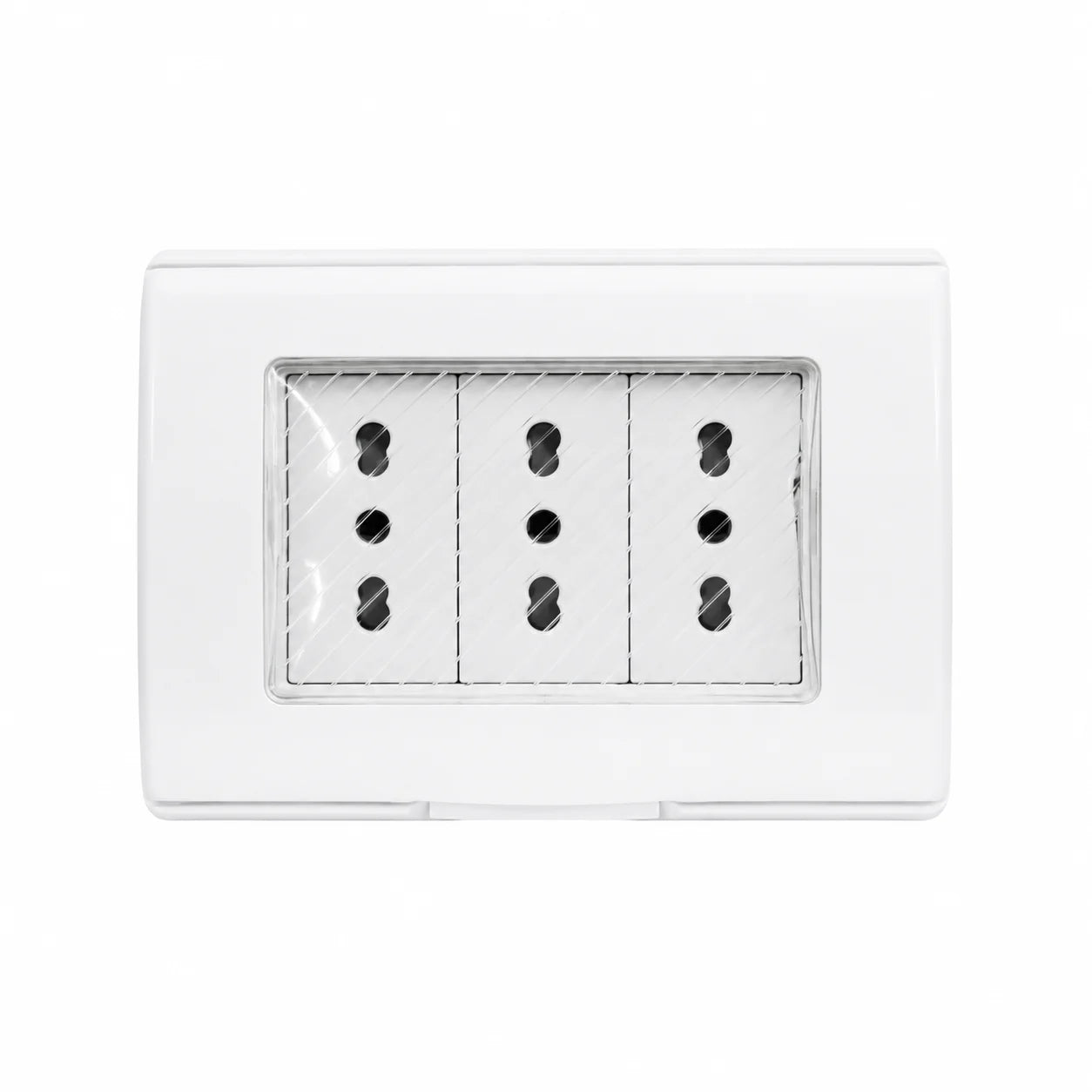 Tomacorriente Triple Embutido Hydrobox Stanford 16a