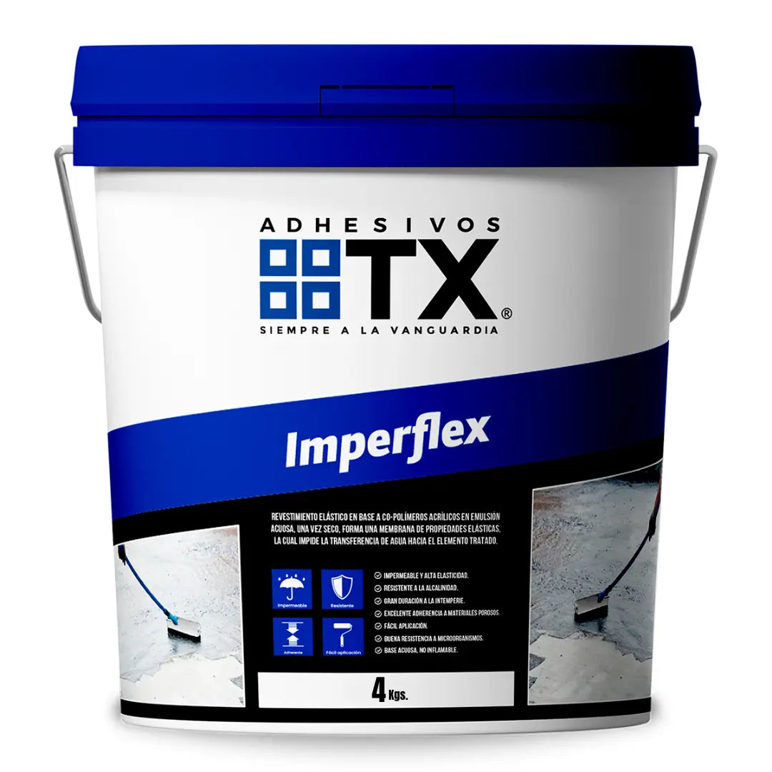 Membrana impermeabilizante Imperflex impermeabilizante para techos y muros Grupo TX