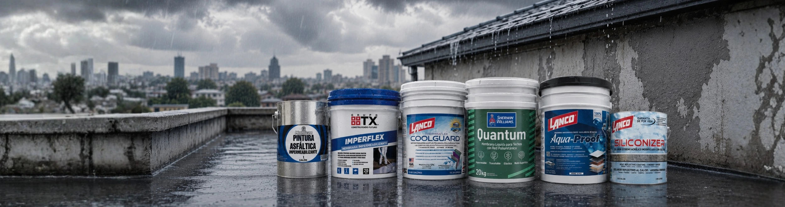 Impermeabilizantes, membranas y pinturas para protección de techos, muros y superficies en Baumart