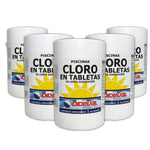 Cloro en Tabletas Dideval 5 kg para Desinfección de Piscinas