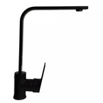 Llave monomando Taumm para lavaplatos en acabado negro mate, grifería de cocina de diseño moderno y alta resistencia.