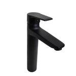 Monomando Lavamanos Taumm Alto NOTTE Negro Mate para Lavabo Elevado
