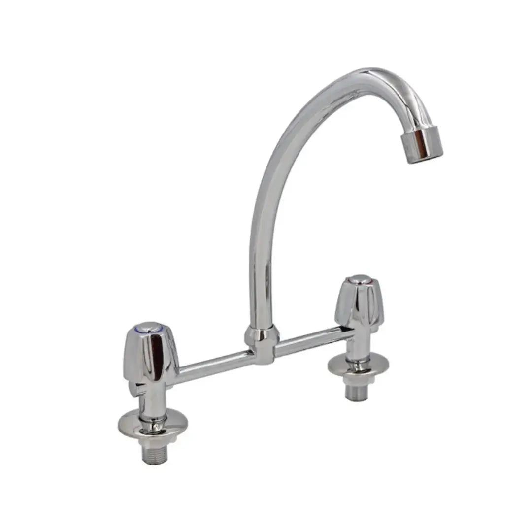Llave combinada Antonella Alto para lavaplatos.