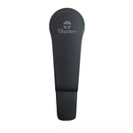 Llave monomando Taumm para lavamanos en acabado negro mate, grifería de baño moderna y elegante para lavabos.