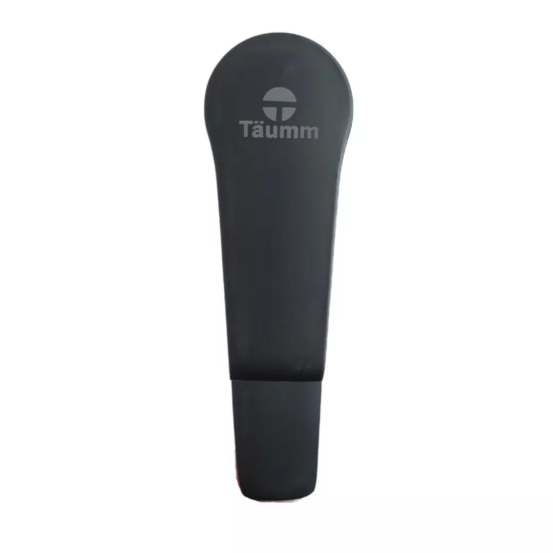 Llave monomando Taumm para lavamanos en acabado negro mate, grifería de baño moderna y elegante para lavabos.