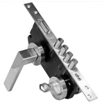 Cerradura de embutir Bash 8809 de manilla principal, fabricada en acero inoxidable, ideal para puertas de acceso que requieren durabilidad y seguridad