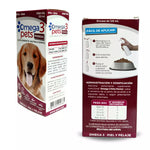 Kit premium de salud y nutrición para perros, incluye productos de higiene dental, suplemento de aceite Omega 3 y 6, y snacks de entrenamiento/recompensa.