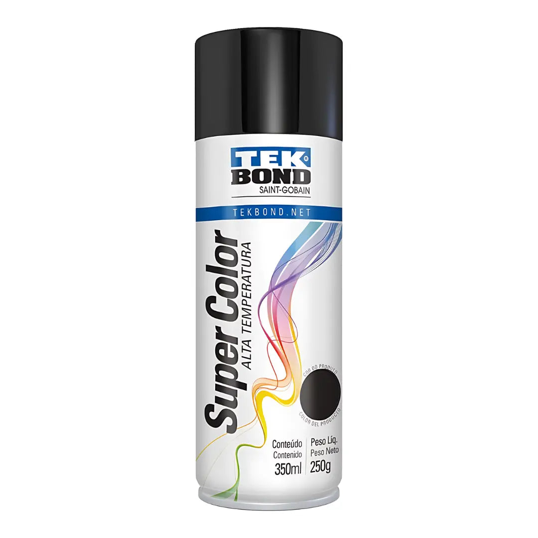 Pintura De Alta Temperatura En Aerosol 350Ml/250G Tekbond