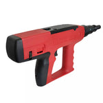Pistola de impacto para clavos PT-950 a pólvora, calibre 27, con silenciador para fijación en hormigón y acero en construcción profesional.