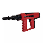 Pistola de impacto para clavos PT-950 a pólvora, calibre 27, con silenciador para fijación en hormigón y acero en construcción profesional.