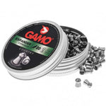 Lata de 250 Postones Gamo Expander 5.5 para caza y tiro deportivo.