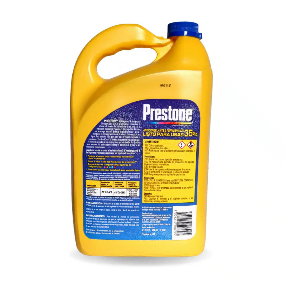 Anticongelante coolant prestone Corguard