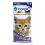 Suplemento Superpet Omega 3 6 para gatos con EPA DHA 125 ml