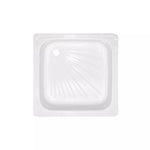 Receptáculo de Ducha 70x70 Taumm: Acero esmaltado para baños modernos y duraderos.
