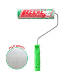 Rodillo sintético Lizcal 6 mm x 18 cm, mini rodillo de pelo corto para acabados profesionales, ideal para superficies lisas, esmaltes y barnices.