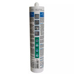 Caja de 24 cartuchos de sellador acrílico pintable Tekbond de 280ml, color blanco, para el sellado y reparación de paredes