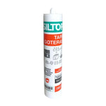 Kit de sellado profesional Fulltec, incluye silicona estructural negra y pistola calafatera, ideal para aplicaciones de alta exigencia en construcción y fachadas.