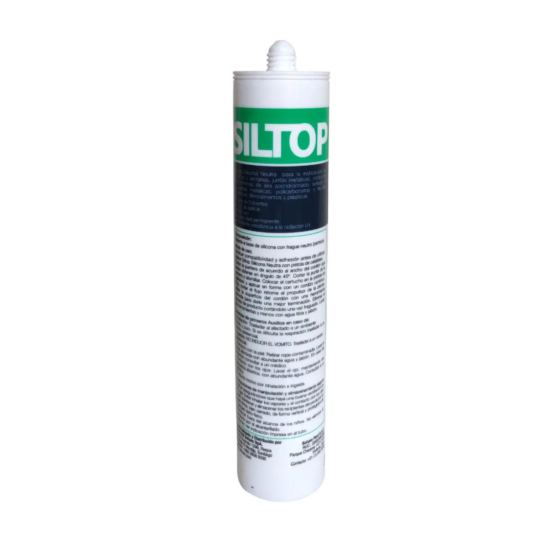 Silicona neutra Siltop para sellado versátil