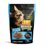 Kit de higiene dental para gatos con alimento húmedo Gourmet enriquecido con Omega 3, para cuidado bucal y nutrición premium.
