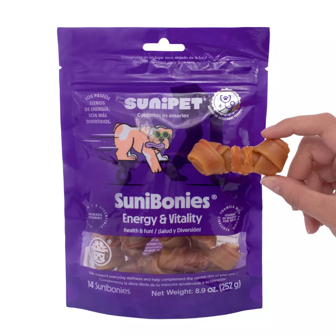 Kit premium de salud y nutrición para perros, incluye productos de higiene dental, suplemento de aceite Omega 3 y 6, y snacks de entrenamiento/recompensa.
