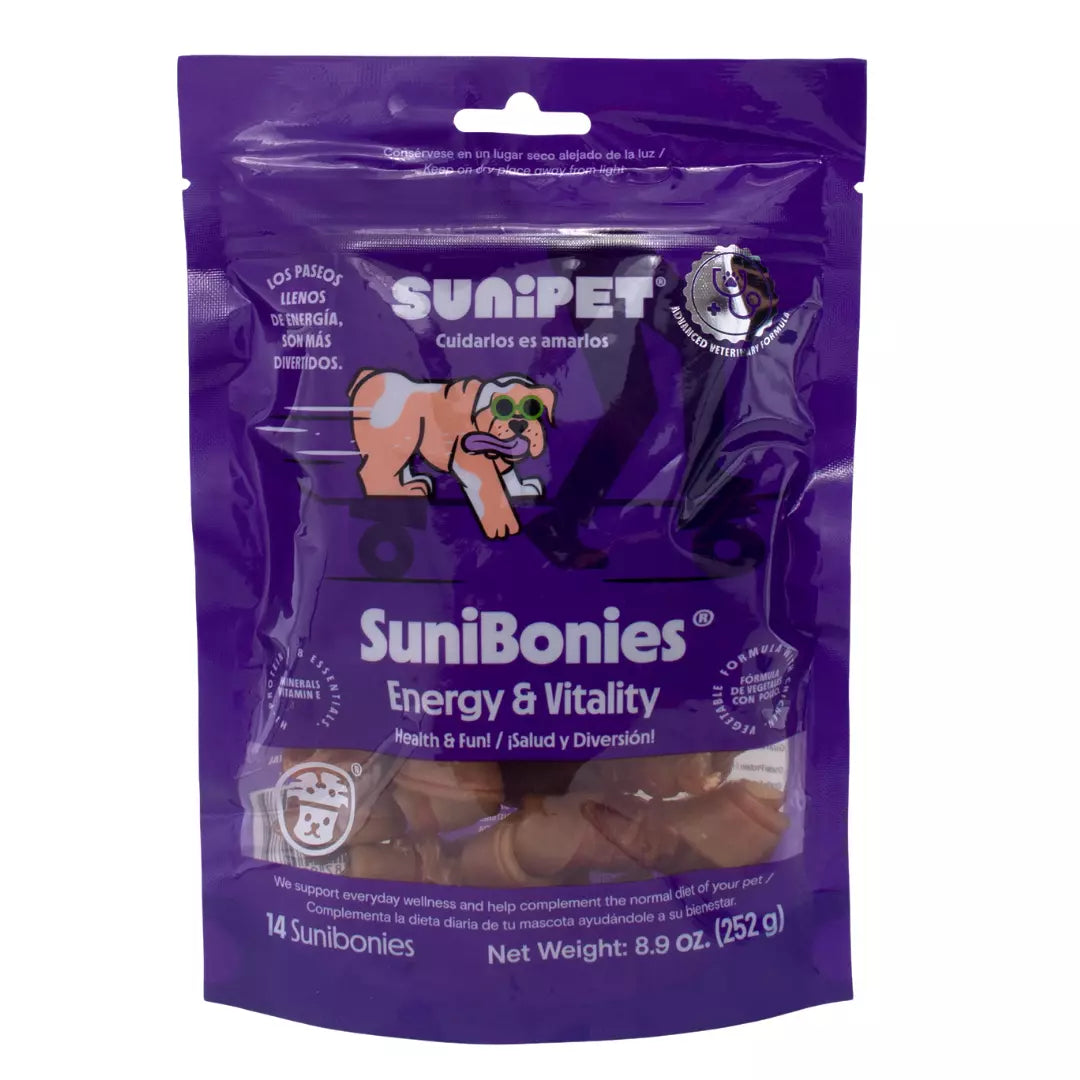Snack para perros Sunibonies pollo con vitaminas y minerales