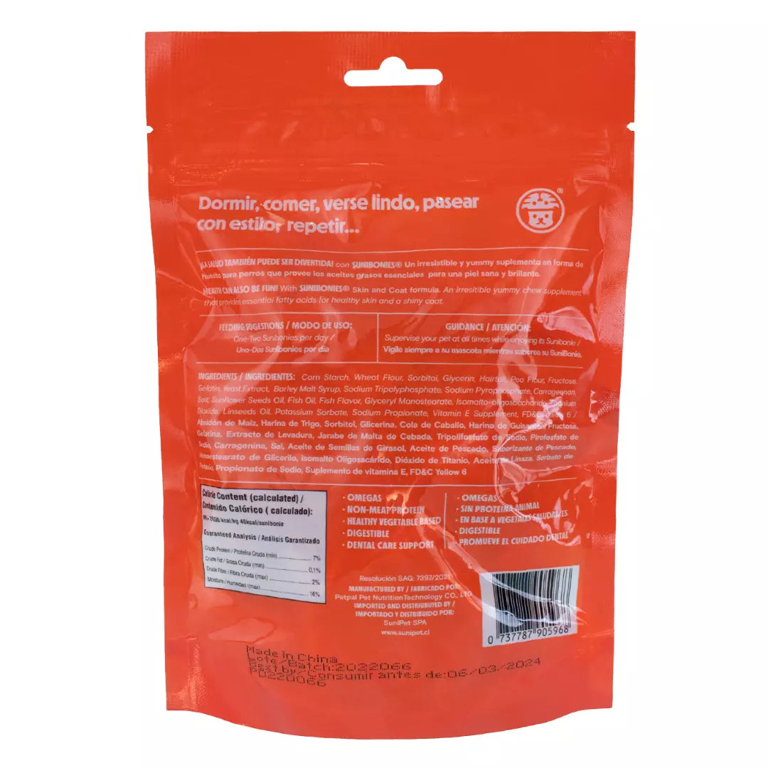 Snack Sunibonies para perros con verduras vitaminas y minerales