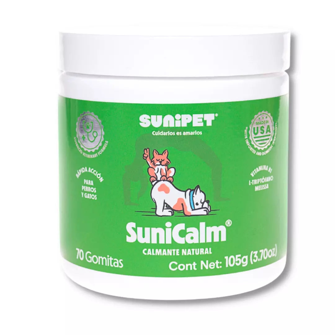 Gomitas naturales Sunicalm para calma y bienestar general