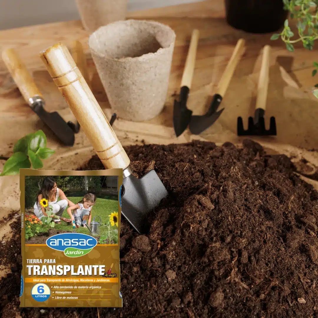 tierra para trasplante, Anasac, productos anasac, tierra para trasplantar, tierra para trasplantar plantas