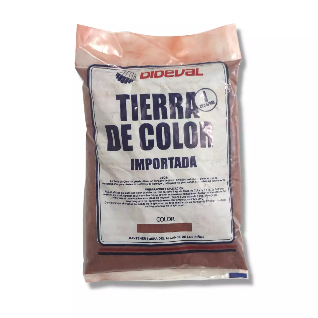 Tierra decorativa roja Dideval 1 kg para jardinería y paisajismo