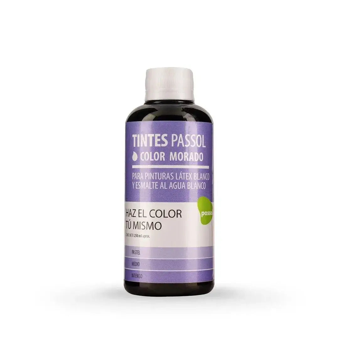 Tinte Passol Morado Concentrado Universal para Pinturas 250 ml