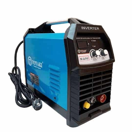 Cortadora de Plasma Toyaki CUT-40 de 40 Amperios, para el corte de metales en talleres y uso doméstico profesional.