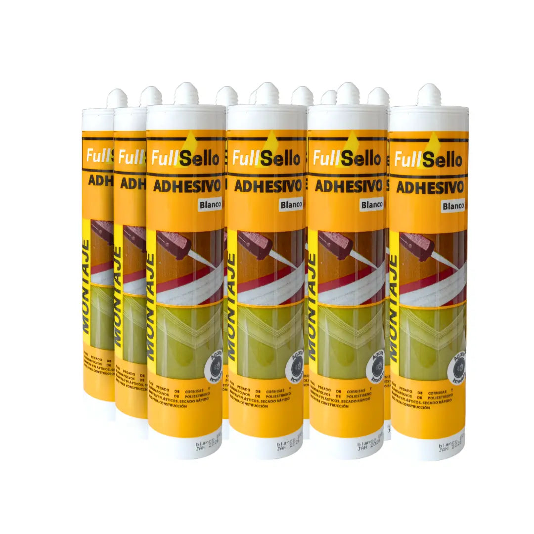 ADHESIVO ADHESIVO DE MONTAJE ADHESIVO PARA CORNISAS SILICONA PARA CONISAS